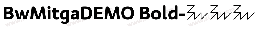 BwMitgaDEMO Bold字体转换